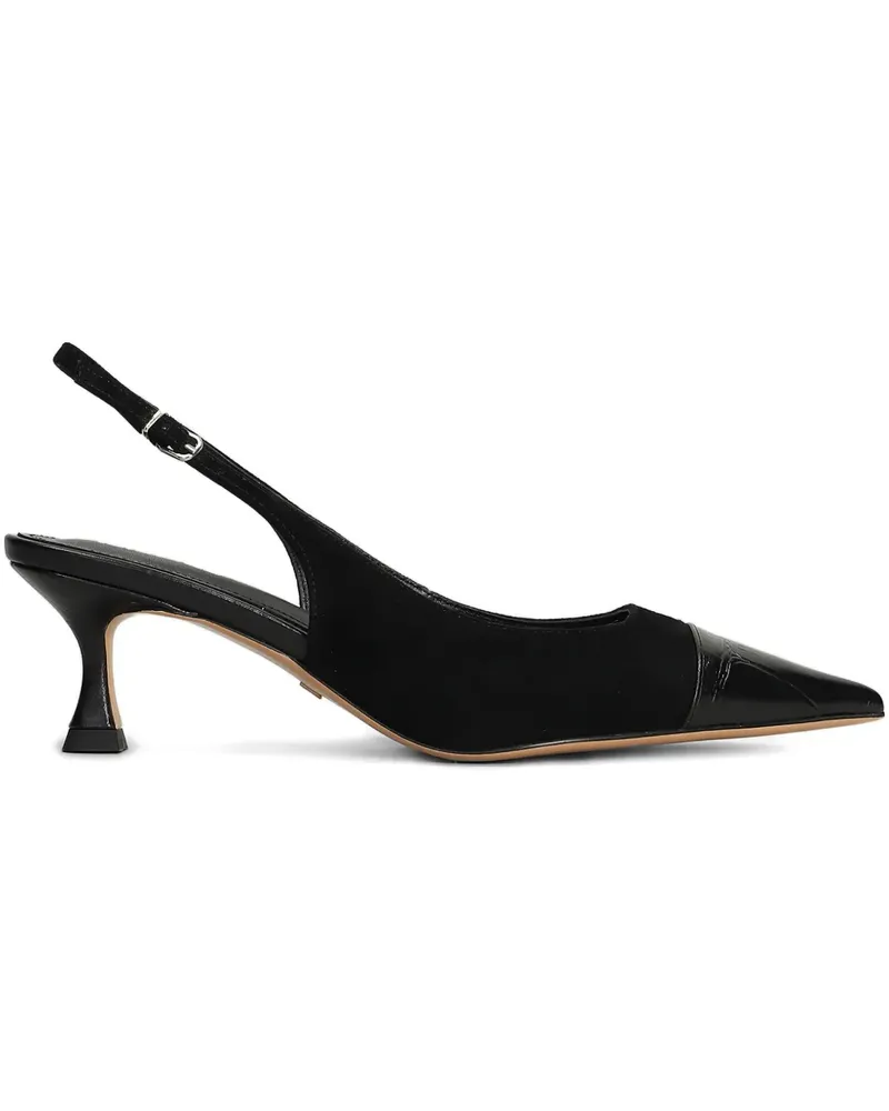 Lola Cruz Spitze Slingback-Pumps - Schwarz Schwarz