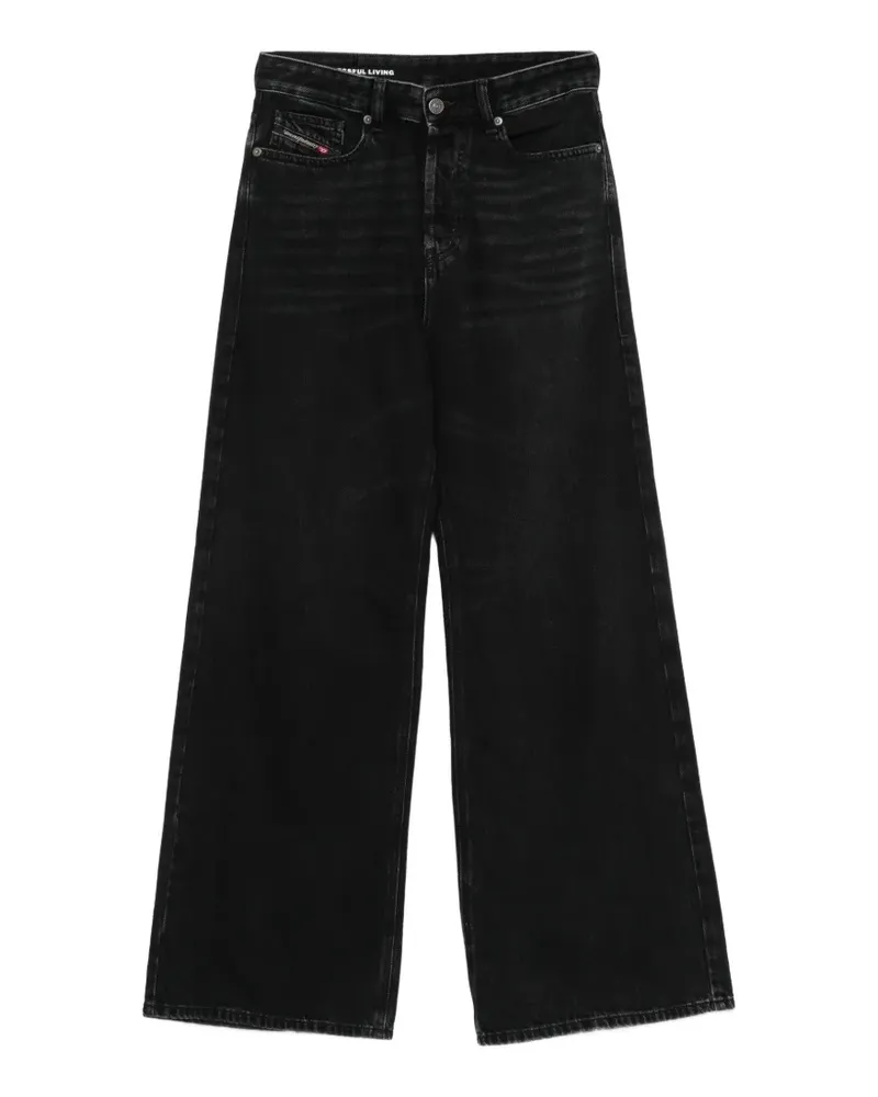 Diesel 1996 D-Sire wide-leg jeans - Schwarz Schwarz