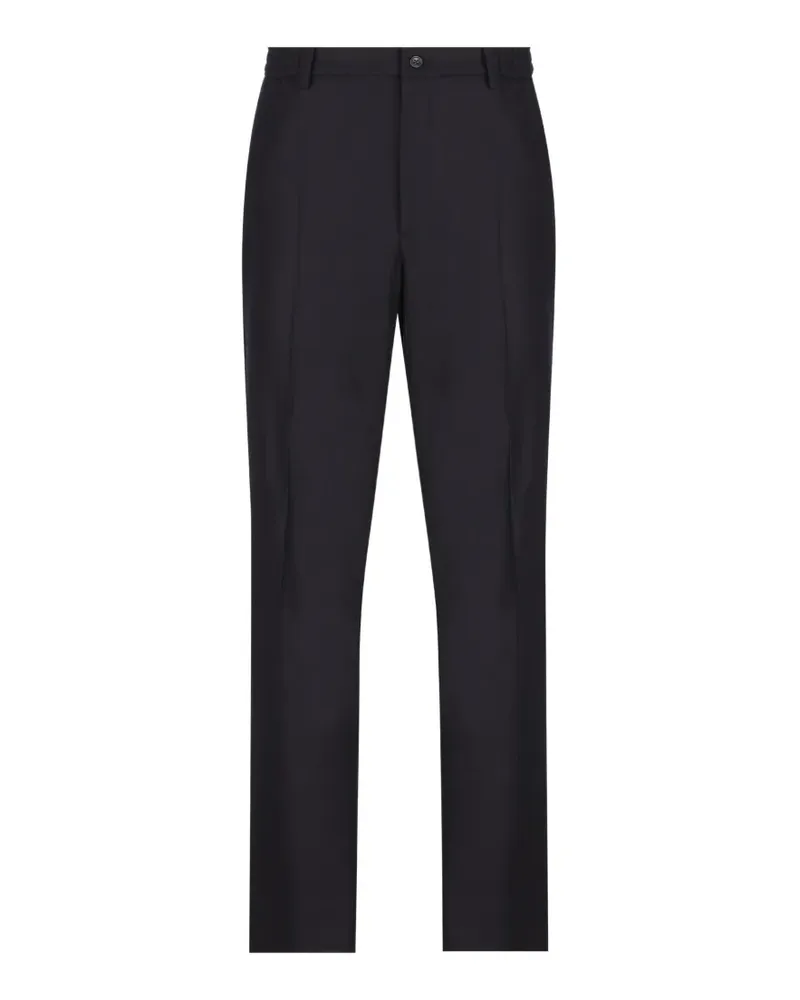 Tagliatore Klassische Hose mit Bügelfalten - Blau Blau