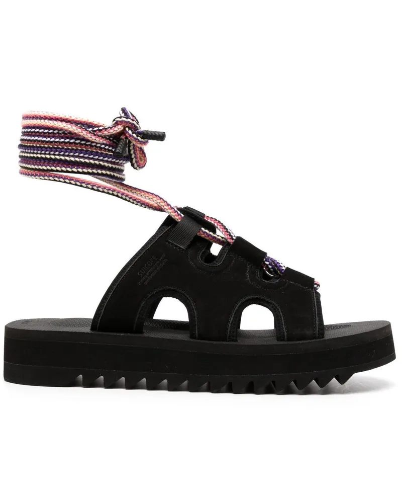 SUICOKE Sandalen mit dicker Sohle - Schwarz Schwarz