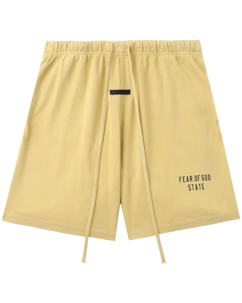 Fear of God Joggingshorts mit Logo-Print - Gelb Gelb