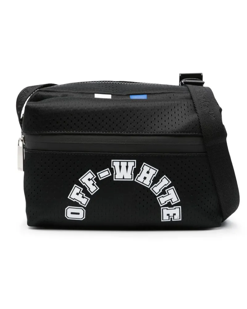 OFF-WHITE Kuriertasche mit Logo-Print Schwarz