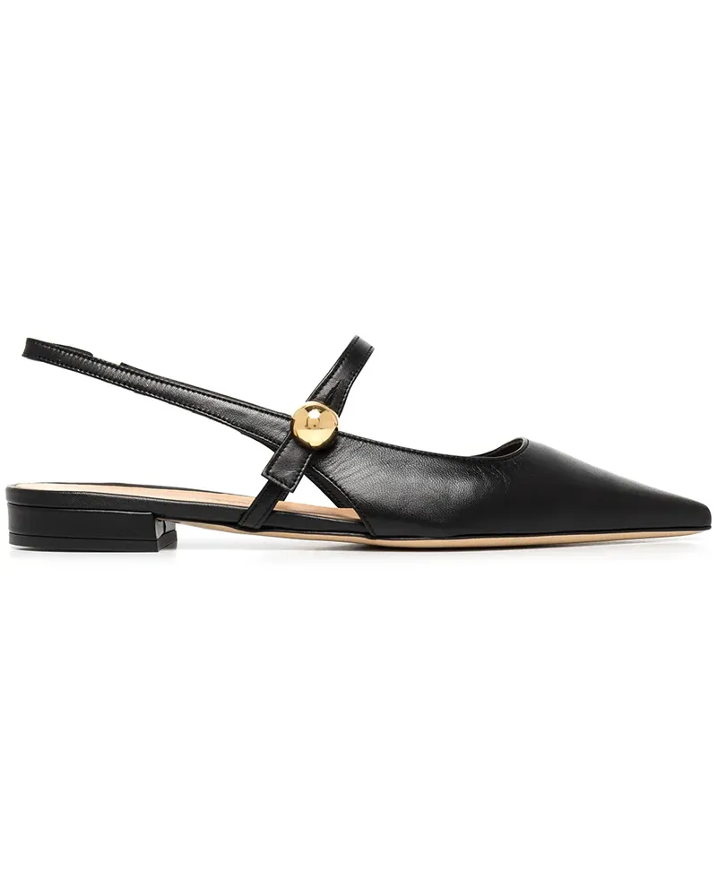 MADISON.MAISON Slingback-Ballerinas - Schwarz Schwarz