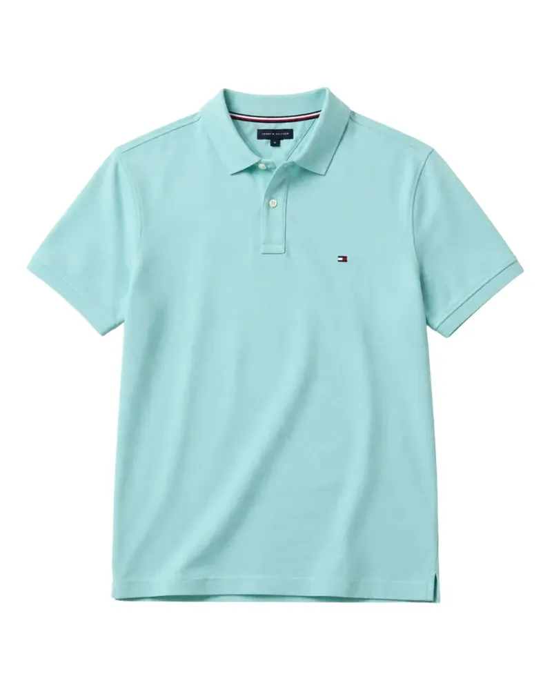 Tommy Hilfiger Poloshirt mit kurzen Ärmeln - Blau Blau
