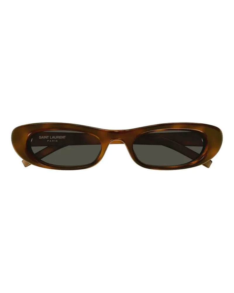 Saint Laurent Cat-Eye-Sonnenbrille in Schildpattoptik - Braun Braun