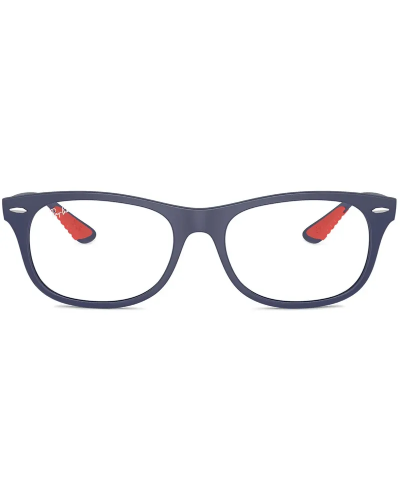 Ray Ban Brille mit eckigem Gestell - Blau Blau