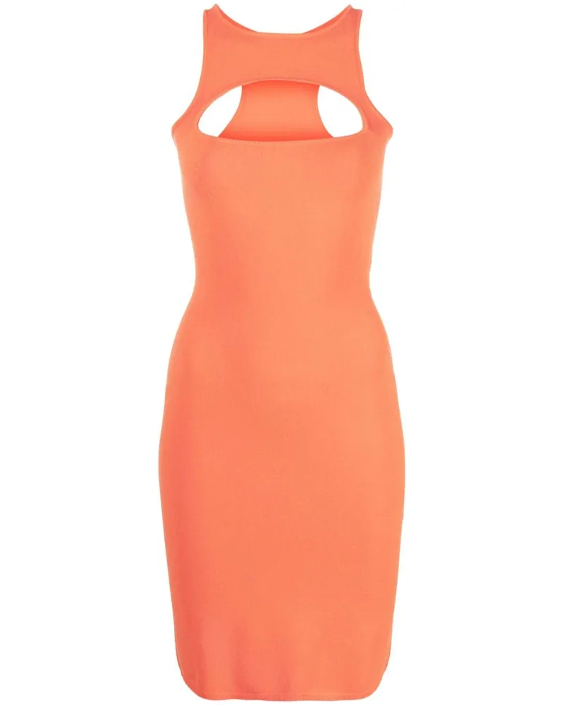 Dsquared2 Strickkleid mit Cut-Out - Orange Orange