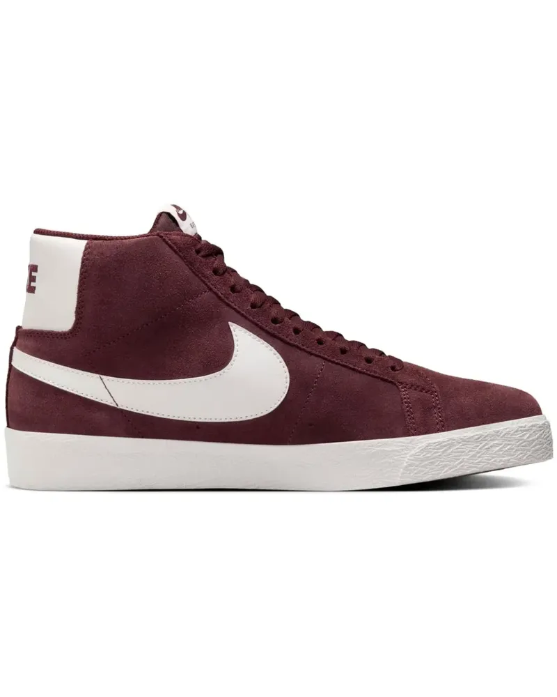 Nike Zoom Blazer Mid SB Sneakers mit Logo - Rot Rot