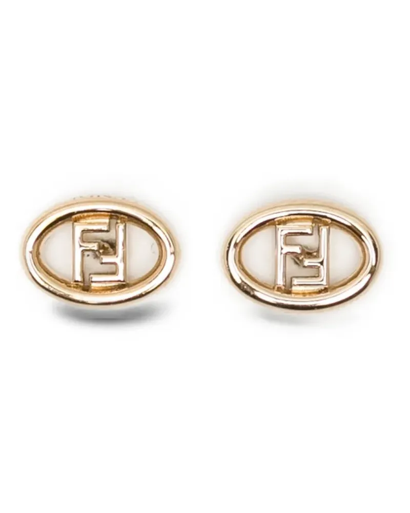 Fendi O'Lock stud earrings - Gold Gold