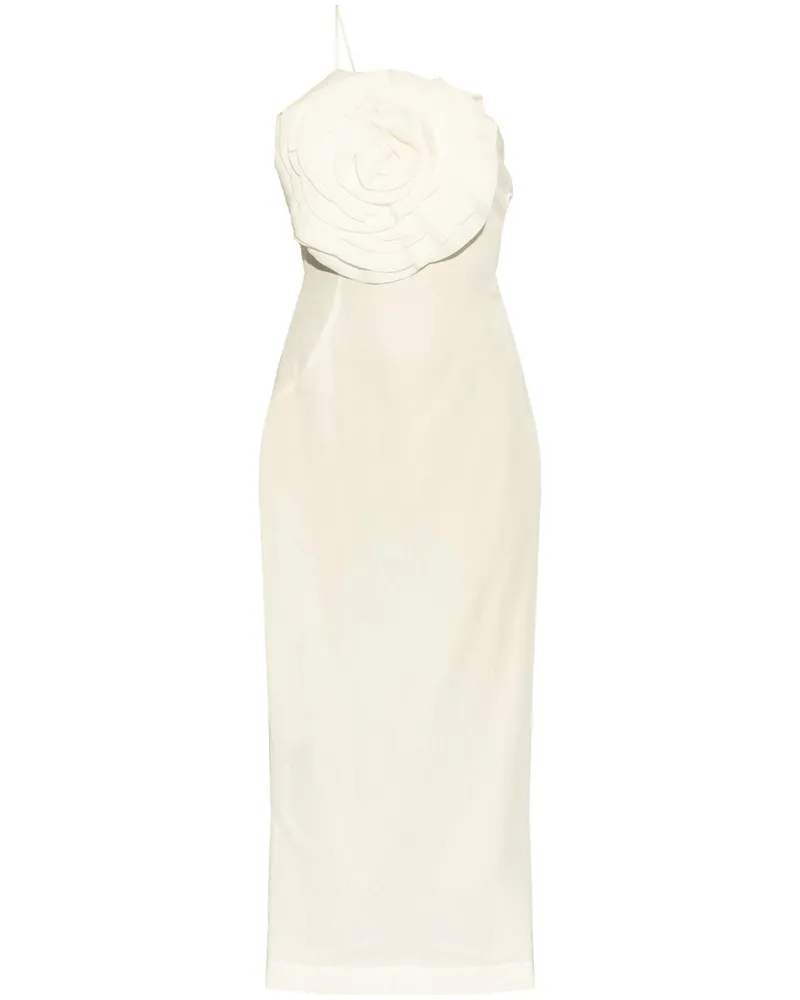 Blumarine Einschultriges Midikleid - Nude Nude