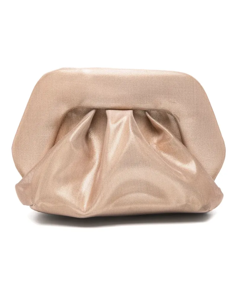 THEMOIRÈ gathered tote bag - Gold Gold