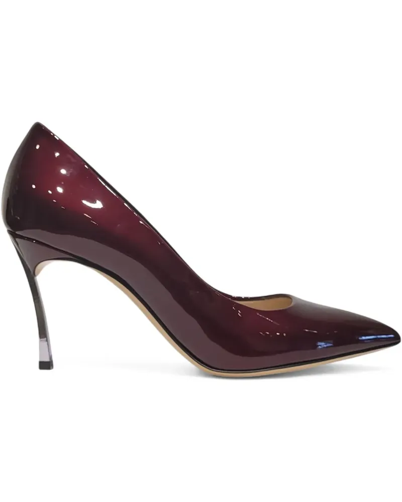 Casadei Pumps mit metallischer Kappe 90mm - Rot Rot