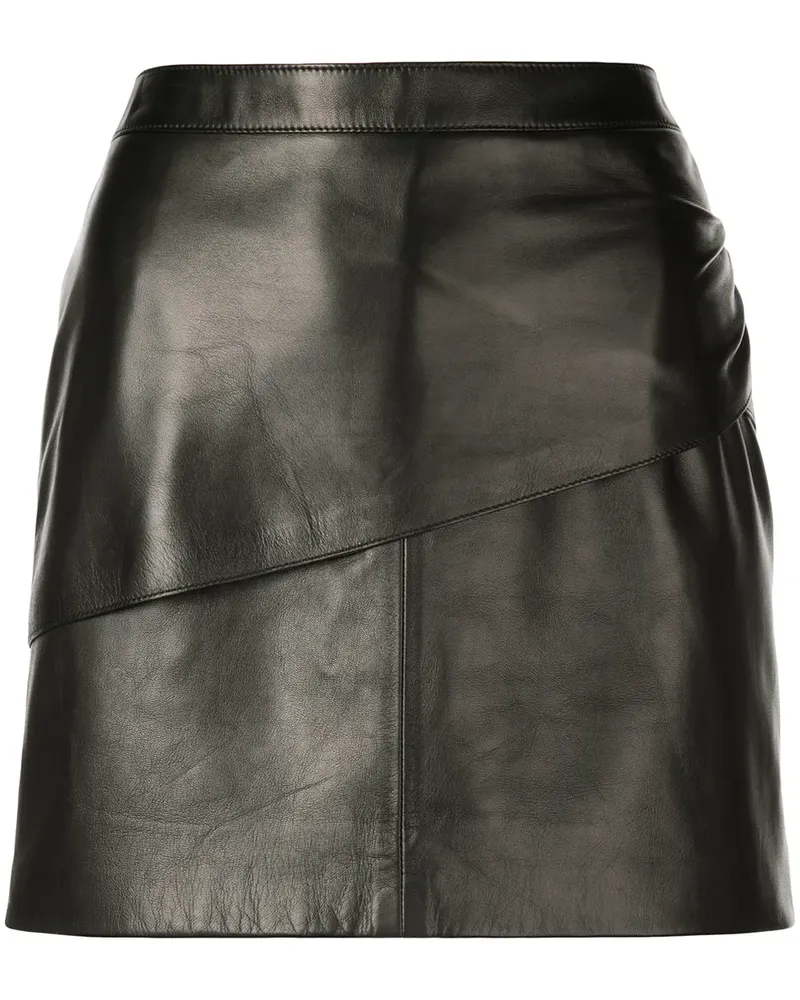 Givenchy Minirock aus Leder - Schwarz Schwarz