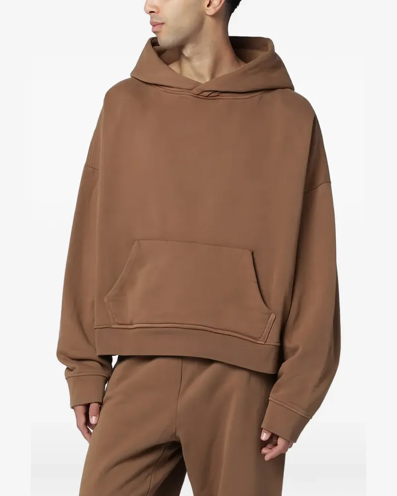 Entire Studios cotton hoodie - Braun Braun