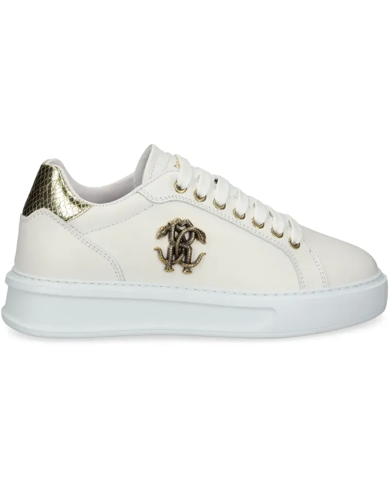 Roberto Cavalli Sneakers aus Leder - Nude Nude