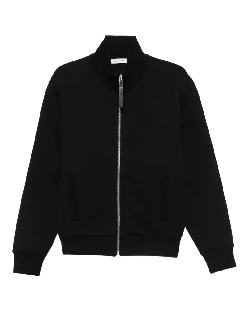 Givenchy Sweatshirtjacke mit Fischgrätenmuster - Schwarz Schwarz