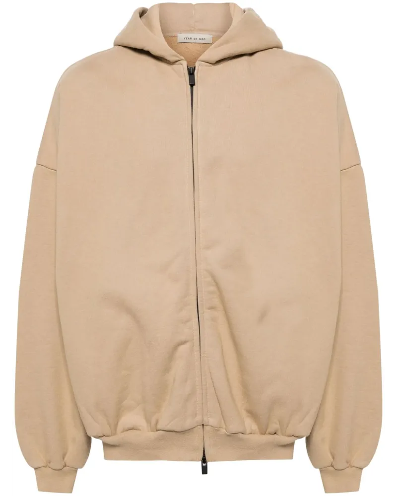 Fear of God Langärmeliger Hoodie Braun