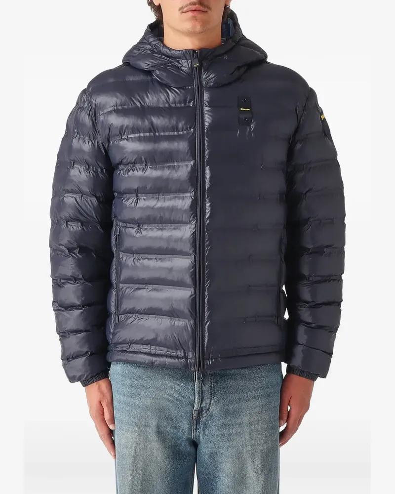 Blauer padded hooded jacket Blau
