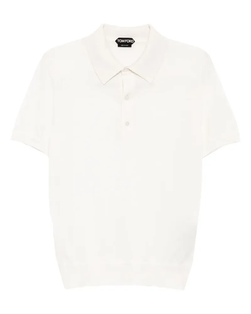 Tom Ford Poloshirt mit kurzen Ärmeln - Nude Nude