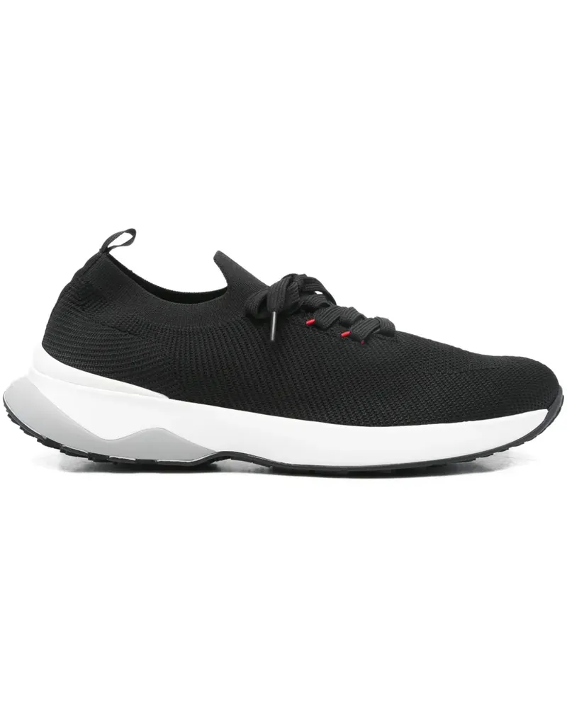 Kiton Sneakers mit Schnürung - Schwarz Schwarz
