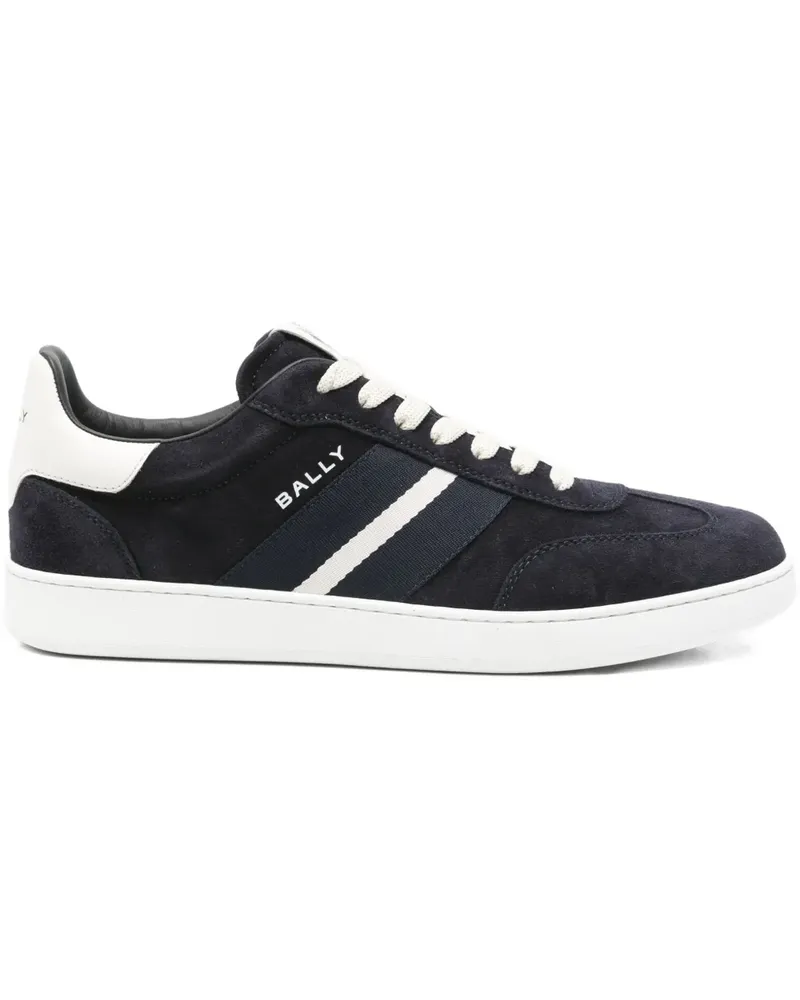 Bally Sneakers aus Wildleder mit Logo-Print - Blau Blau