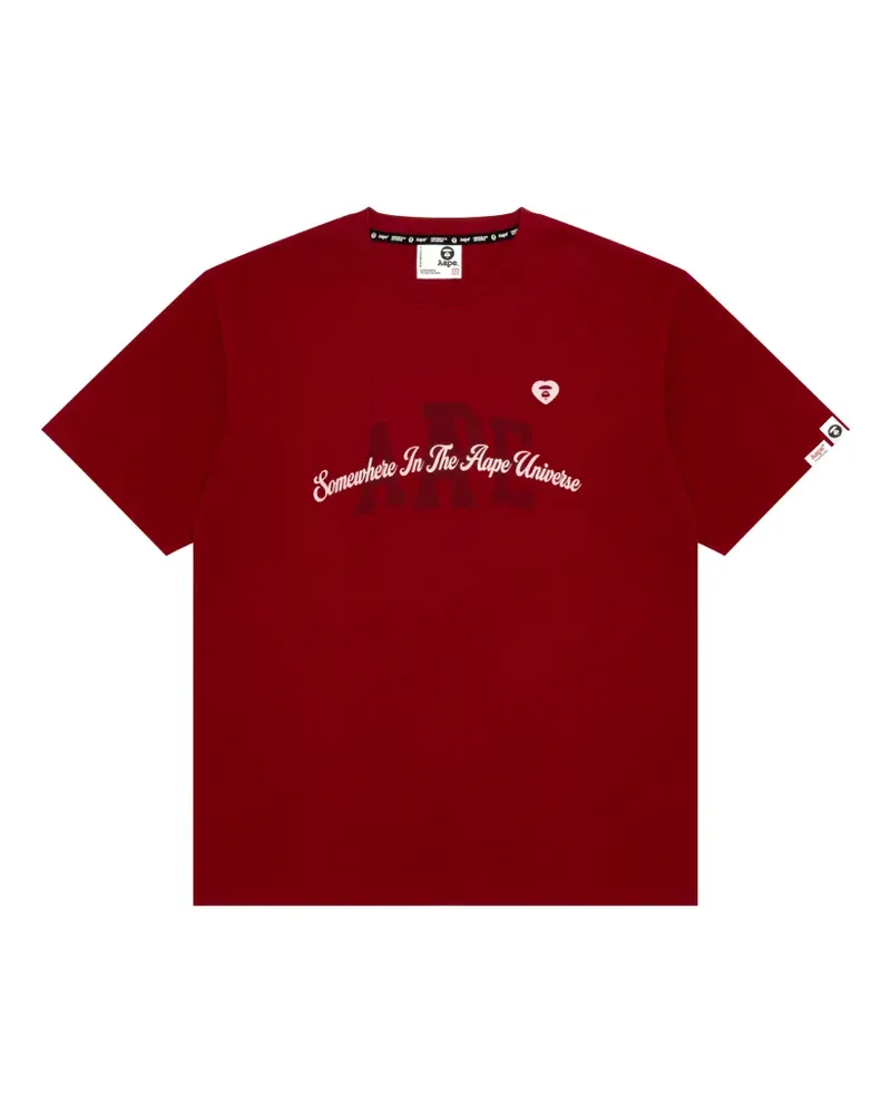 BAPE graphic-print T-shirt - Rot Rot