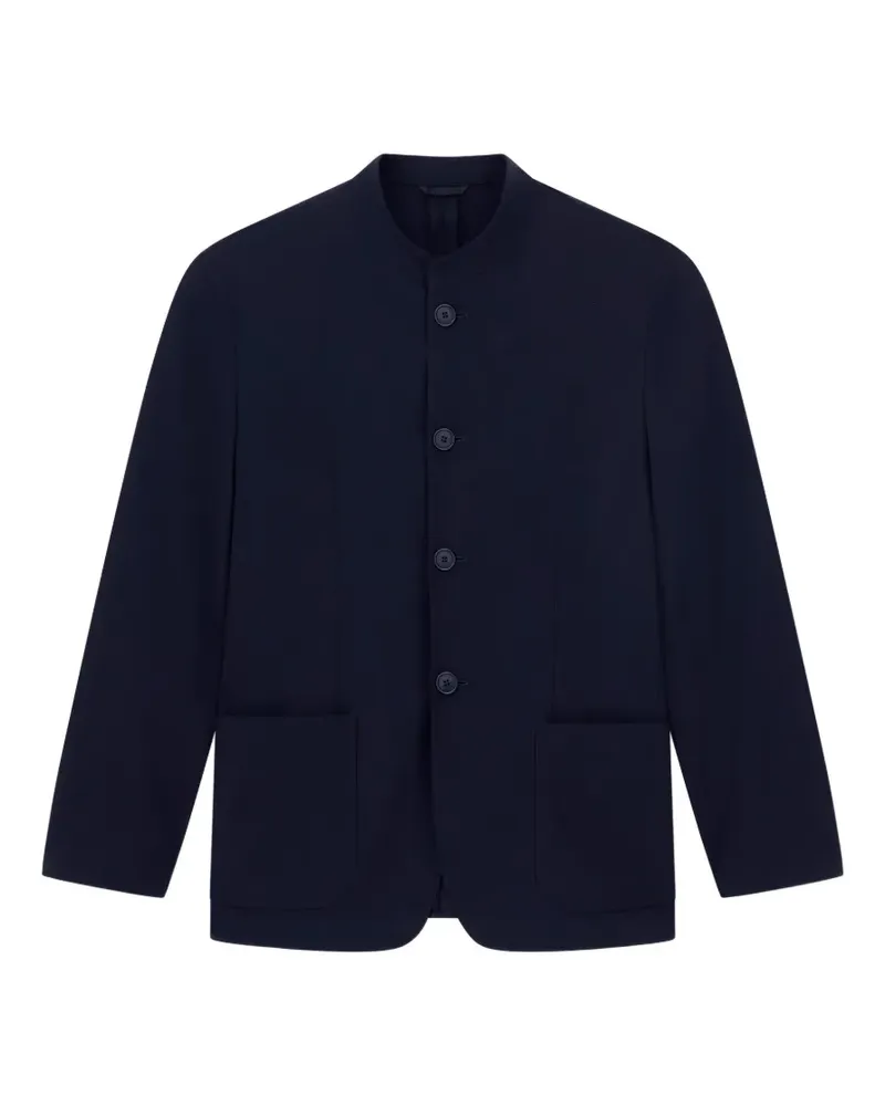 Giorgio Armani button pocket jacket - Blau Blau