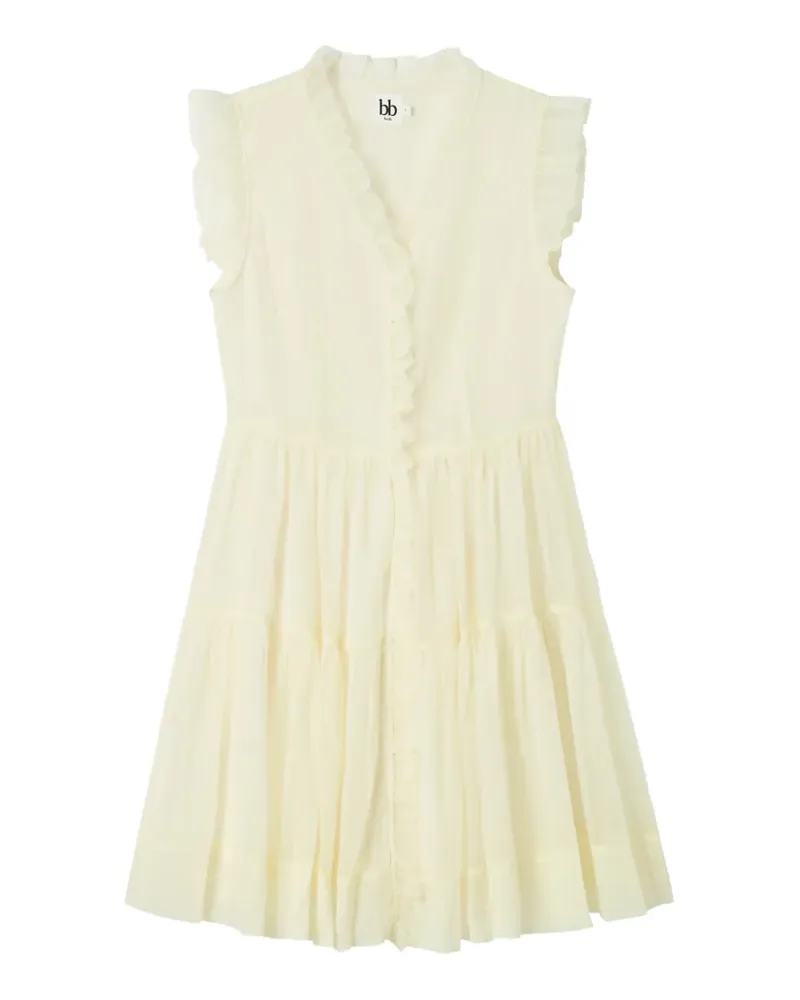 b+ab ruffled mini dress - Gelb Gelb