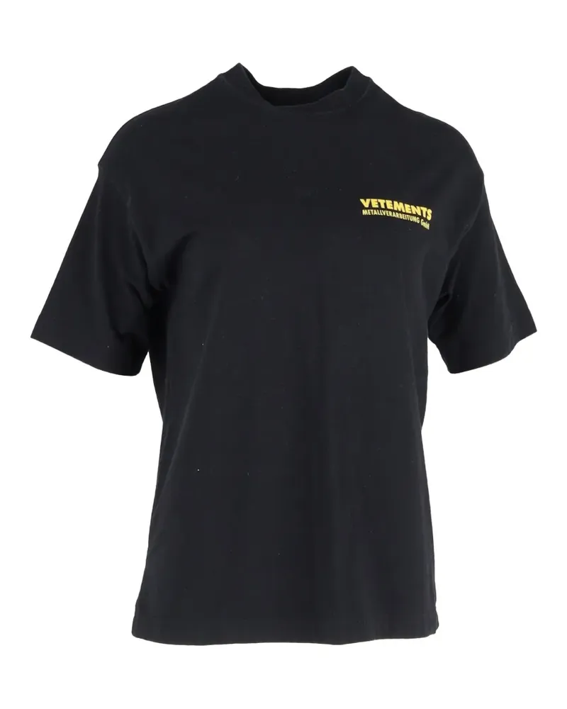 VETEMENTS T-Shirt im Oversized-Look - Schwarz Schwarz