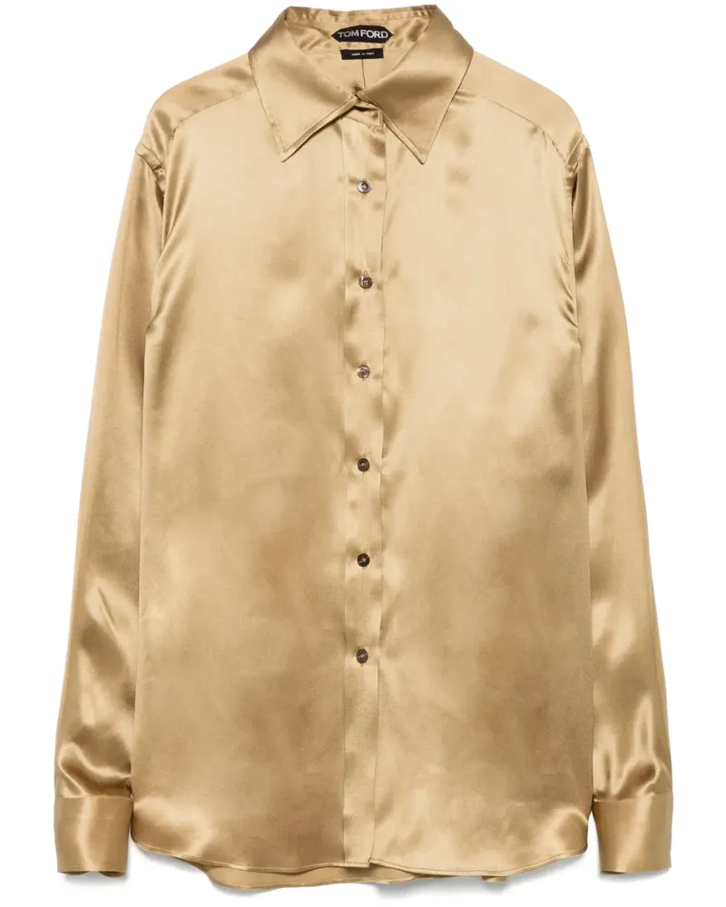 Tom Ford Bluse aus Seide - Nude Nude
