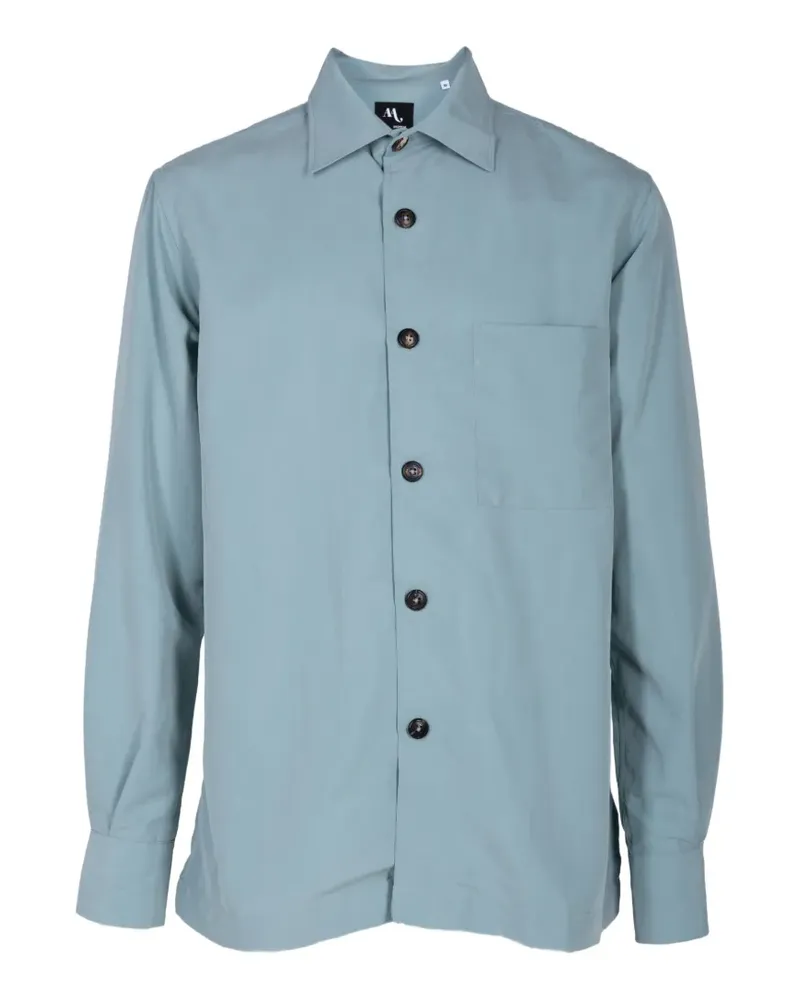 Doppiaa Aalaric button-up chest-pocket shirt - Grün Grün