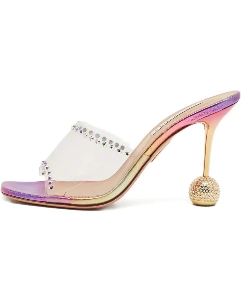 Aquazzura Sandalen mit eckiger Spitze - Weiß Weiß