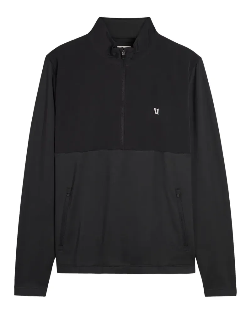 vuori Sunday Element panelled half-zip sweatshirt - Schwarz Schwarz