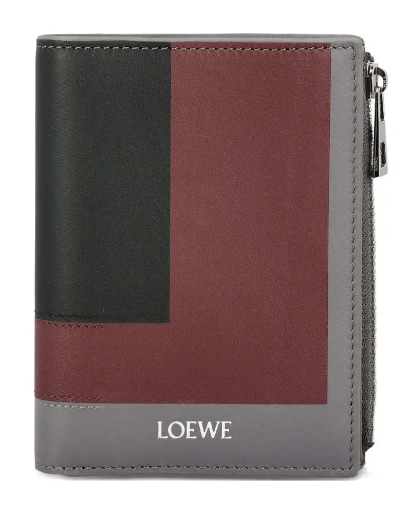 Loewe Portemonnaie in Colour-Block-Optik - Grau Grau