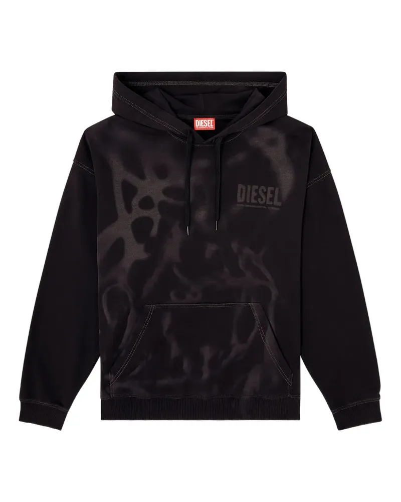 Diesel S-Boxt Hoodie - Schwarz Schwarz