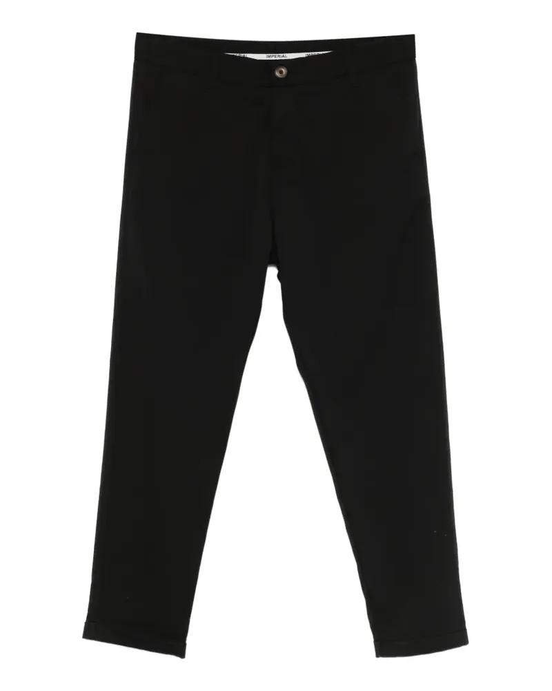 IMPERIAL cuffed trousers - Schwarz Schwarz