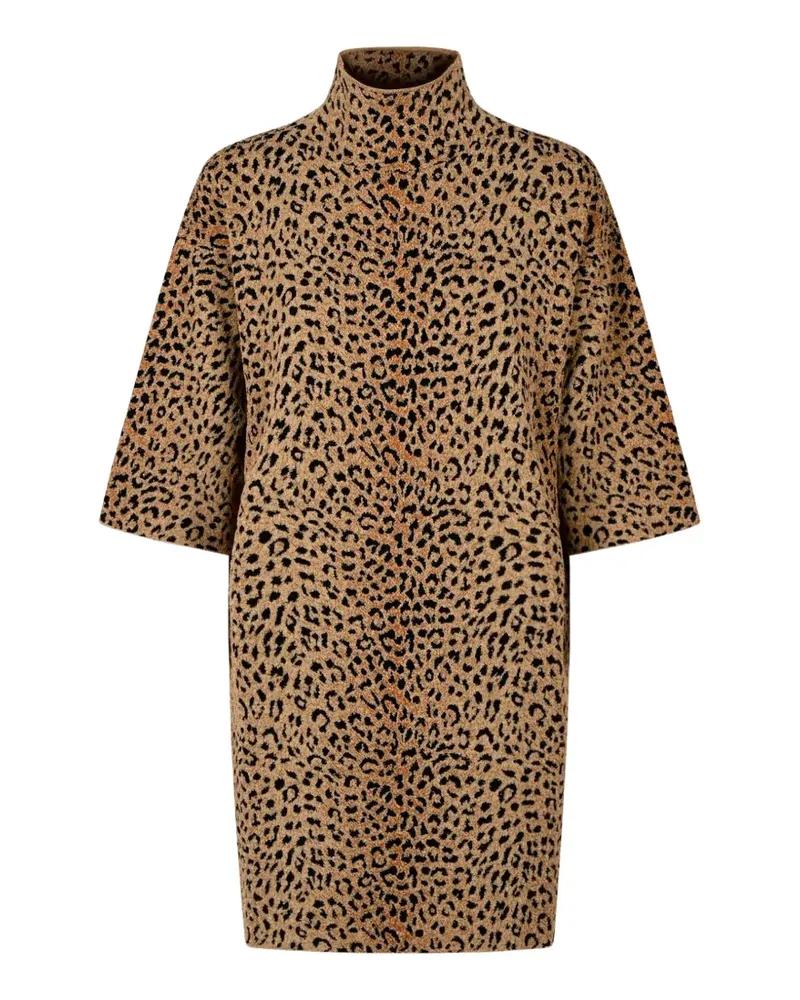 Givenchy Minikleid mit Leopardenprint - Nude Nude