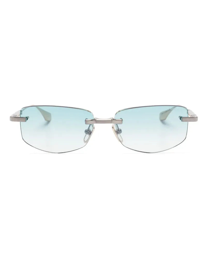 DITA Brille mit eckigem Gestell - Silber Silber