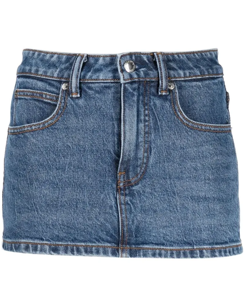 Alexander Wang Hosenrock mit hohem Bund - Blau Blau