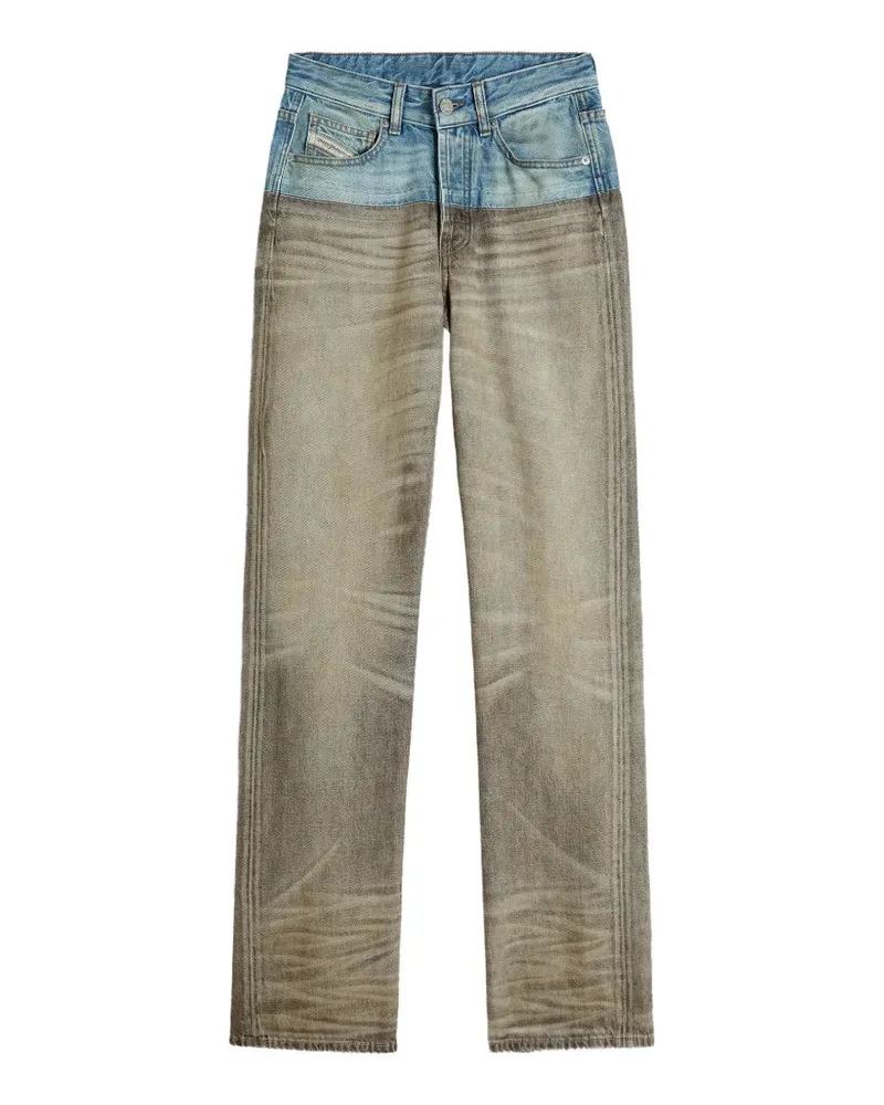 Diesel Jeans mit hohem Bund D-Sie - Grau Grau