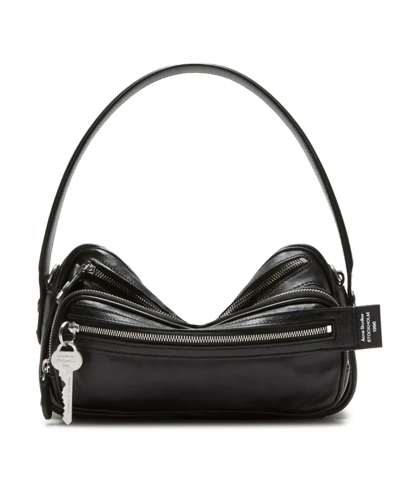 Acne Studios Kleine Camero Schultertasche - Schwarz Schwarz
