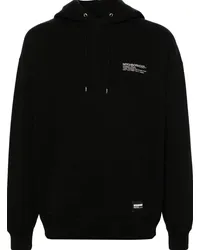 Neighborhood Hoodie mit Logo-Stickerei Schwarz