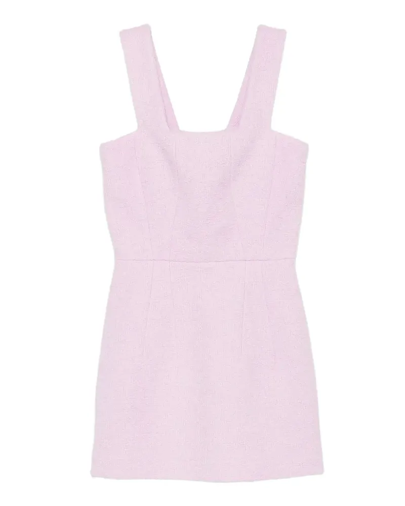 Patou square-neck mini dress - Rosa Rosa