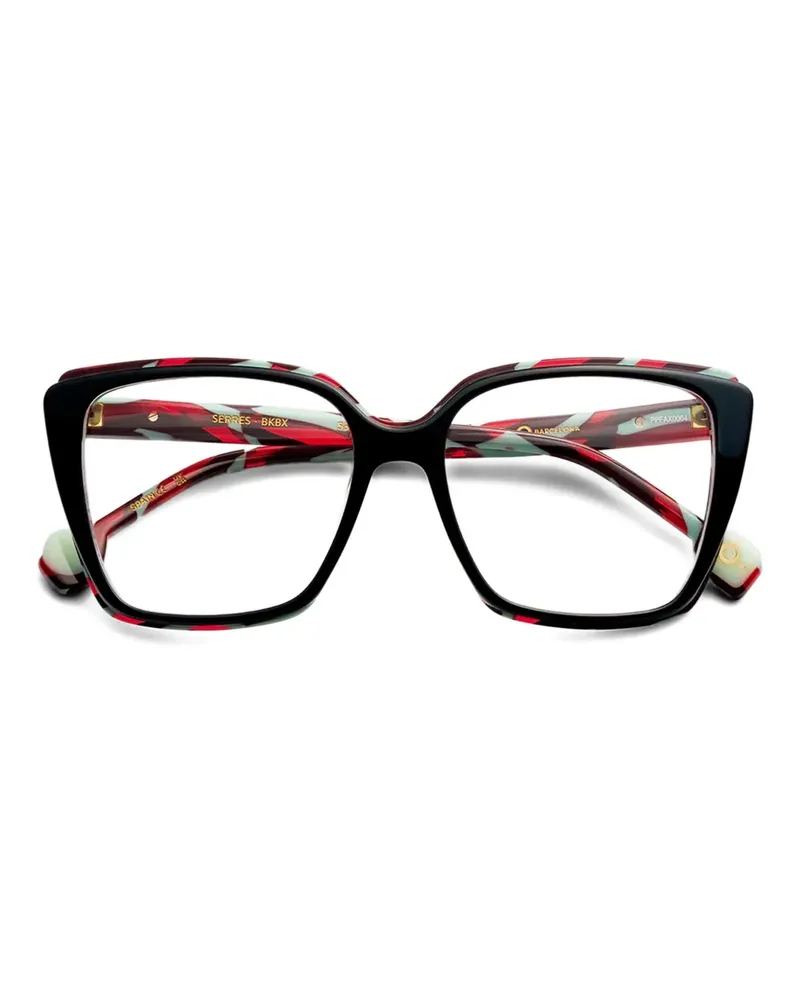 Etnia Barcelona Brille mit geometrischem Gestell - Schwarz Schwarz