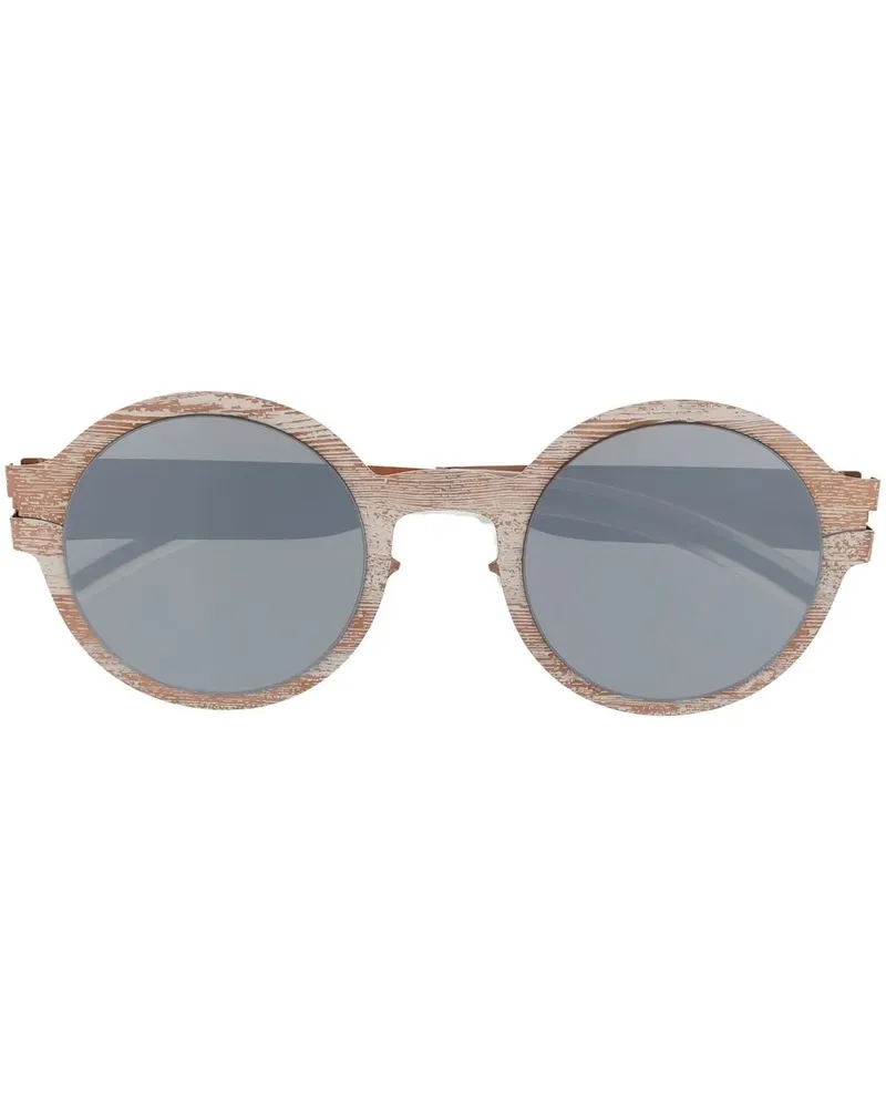Mykita Sonnenbrille mit rundem Gestell - Braun Braun