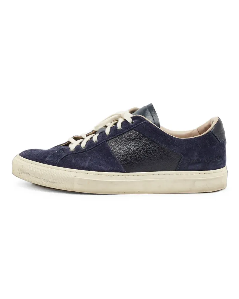 Common Projects Achilles grained calf leather sneakers - Blau Blau