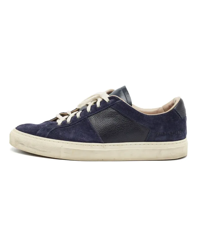 Common Projects Achilles Sneakers aus gekörntem Kalbsleder - Blau Blau