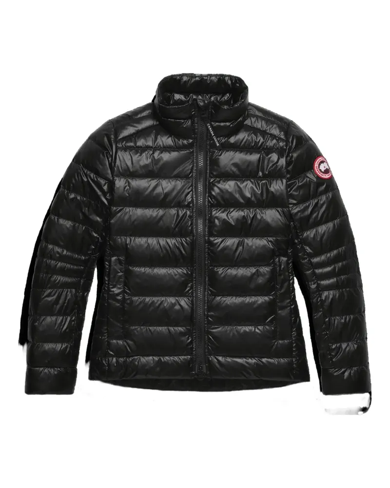 Canada Goose logo zip jacket - Schwarz Schwarz