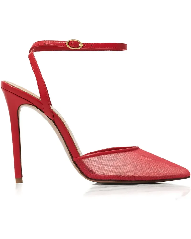 Andrea Wazen Denver Pumps mit Knöchelriemen 105mm - Rot Rot