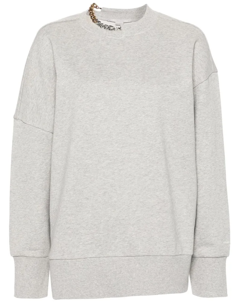 Stella McCartney Meliertes Sweatshirt Grau